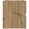 vidaXL Waschbeckenunterschrank Artisan-Eiche 90x38,5x45 Holzwerkstoff
