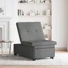 vidaXL Pull-Out Schlafsofa Dunkelgrau 194 x 50 x 82 cm Sperrholz