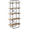 vidaXL B&uuml;cherregal 5 Ebenen 60 x 35 x 175,5 cm PB Artisan-Eiche