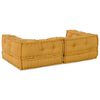 vidaXL 2-Sitzer-Modulsofa Gelb 140x70x36 cm Stoff