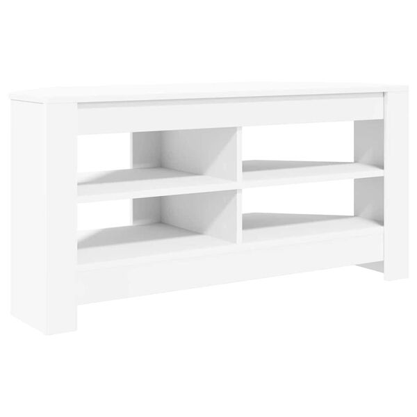 vidaXL EckTVSchrank Weiß 102 x 40,5 x 45 cm Holzwerkstoff