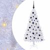 vidaXL K&uuml;nstlicher Weihnachtsbaum Wei&szlig; 150 cm PVC und Stahl