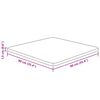 vidaXL Tischplatte Quadratisch Dunkelbraun 90x90x1,5cm Eiche Behandelt