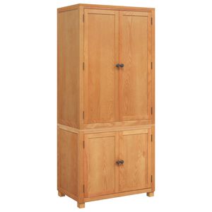vidaXL Aufbewahrungsm&ouml;bel-Set mit T&uuml;r 2 Stk. Braun 80 x 50 x 180 cm