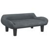 vidaXL Hundebett Dunkelgrau 70x40x24 cm Samt