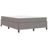 vidaXL Boxspringbett Taupe 140 x 200 cm Stoff