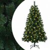 vidaXL K&uuml;nstlicher Weihnachtsbaum 120 cm 150 LEDs Warmes Wei&szlig;