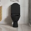 vidaXL Toilettensitz mit Absenkautomatik und Quick-Release Schwarz