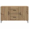 vidaXL Sideboard Artisan-Eiche 100x36x60 cm Holzwerkstoff