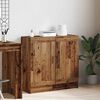 vidaXL B&uuml;cherschrank Altholz-Optik 82,5x30,5x80 cm Holzwerkstoff