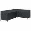 vidaXL M&ouml;belbezug 260 x 210 x 80 cm 210D Oxford Stoff L-Form Schwarz