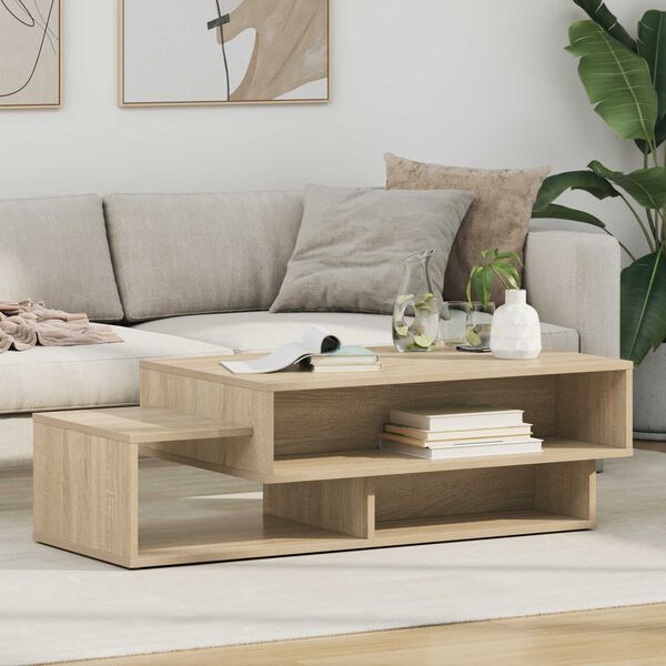 vidaXL Couchtisch Sonoma-Eiche 105 x 50 x 32,5 cm Holzwerkstoff