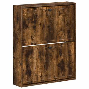 vidaXL Wandmontierter Schuhschrank EDE 71 x 17 x 86 cm Holzwerkstoff