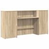 vidaXL Empfangstheke Sonoma-Eiche 200x50x103,5 cm Holzwerkstoff