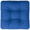 vidaXL Palettenkissen Blau 58x58x10 cm Stoff