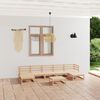 vidaXL 8-tlg. Garten-Lounge-Set Massivholz Kiefer