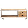 vidaXL Couchtisch 89x59x33 cm Massives Raues Mangoholz