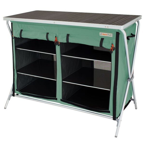 Eurotrail Campingschrank Brocas 110x52x90 cm Gr&uuml;n