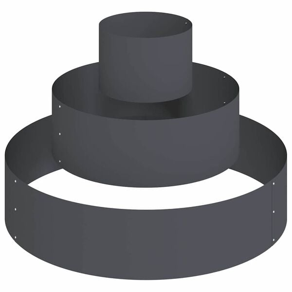 vidaXL Garten-Pflanzgef&auml;&szlig; Anthrazit 90 x 90 x 20 cm