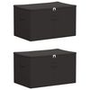 vidaXL Aufbewahrungsbox 2 stk. Vliesstoff 55 x 35 x 32 cm 61,6 L