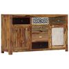 vidaXL Sideboard 140x40x80 cm Massivholz Akazie