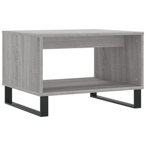 vidaXL Couchtisch Grau Sonoma 60x50x40 cm Holzwerkstoff