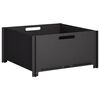 vidaXL Feuerstelle Schwarz 60 x 60 x 30 cm Stahl