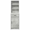 vidaXL Highboard Beton Grau 40 x 40,5 x 135 cm Holzwerkstoff