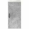 vidaXL Badezimmerschrank Wandmontiert Beton Grau 30 x 31,5 x 61 cm