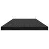 vidaXL Regalbrett 4 pcs Schwarz 60 x 20 x 1,5 cm Holzwerkstoff