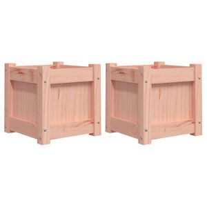 vidaXL Pflanzk&uuml;bel 2 Stk. Massivholz Douglasie