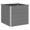 vidaXL Garten-Hochbeet WPC 100x100x91 cm Grau