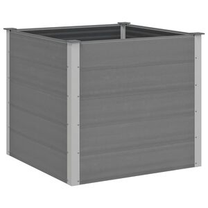 vidaXL Garten-Hochbeet WPC 100x100x91 cm Grau