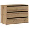 vidaXL Kommode Artisan-Eiche 80x41x58 cm Holzwerkstoff