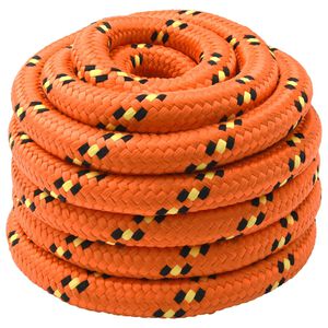 vidaXL Bootsseil 3 mm 5 m Orange PP