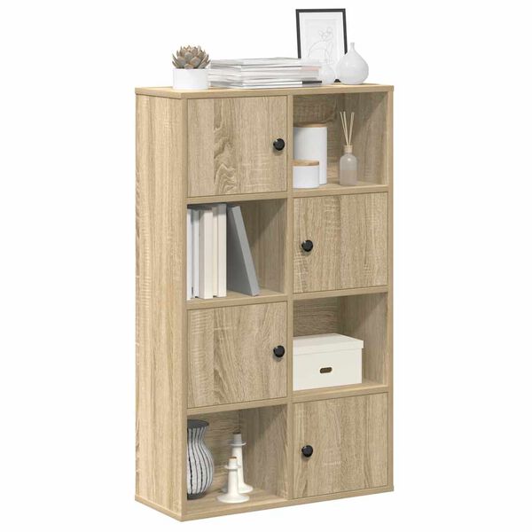vidaXL B&uuml;cherregal Sonoma-Eiche 60x24x101,5 cm Holzwerkstoff