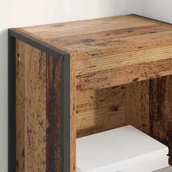 vidaXL B&uuml;cherregal Altholz 80 x 30 x 155 cm Holzwerkstoff