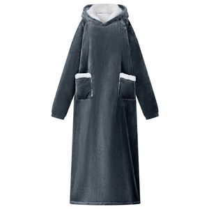 vidaXL Decken-Hoodie Marineblau M Fleece und Flanell