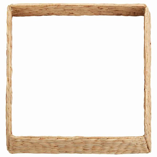 vidaXL Weihnachtsbaumkragen Braun 60 x 60 x 28 cm Wasserhyazinthe