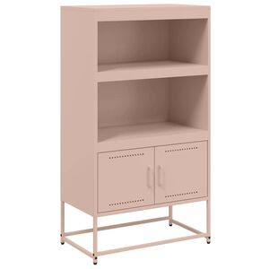 vidaXL Highboard Rosa 68,5x38,5x123,5 cm Stahl