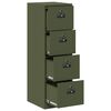 vidaXL Aktenschrank mit Schubladen 2 pcs Olive Gr&uuml;n 44 x 50 x 139 cm
