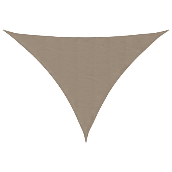 vidaXL Sonnensegel Oxford-Gewebe Dreieckig 3x3x4,24 m Taupe