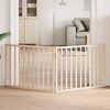 vidaXL Hundegitter Faltbar 2 Paneele 160 cm Pappelholz