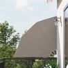 vidaXL Balkon Sichtschutz Taupe 140 x 140 cm Polyester