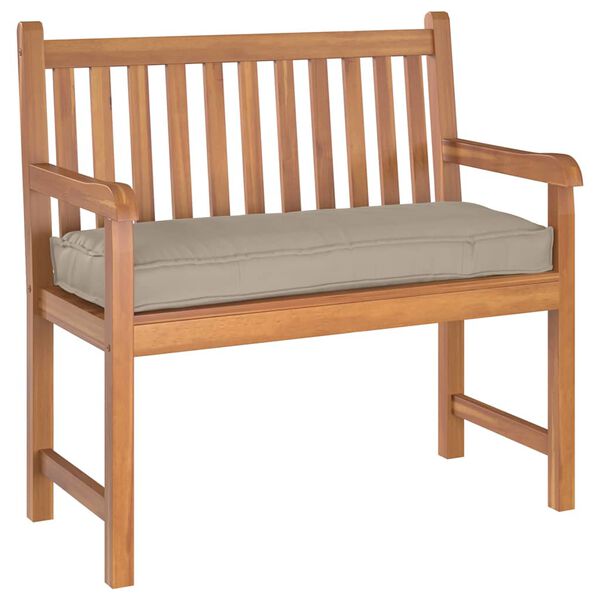 vidaXL Kissen Taupe 100 x 40 x 8 cm Oxford-Stoff