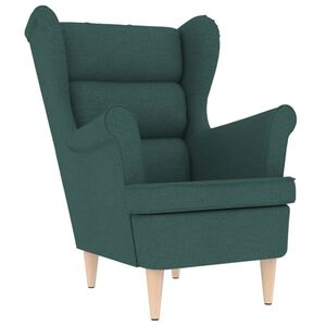 vidaXL Sessel Dunkelgr&uuml;n 74x84x100 cm Stoff