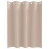 vidaXL Verdunkelungs-Vorh&auml;nge mit Ringen 2 pcs Taupe 140 x 140 cm