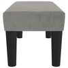 vidaXL Sitzbank Hellgrau 70x30x30 cm Samt