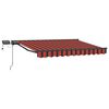 vidaXL Manueller Markisenrahmen mit LEDs 2,5 x 2 m