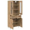 vidaXL Highboard Artisan-Eiche 69,5 x 34 x 90 cm Holzwerkstoff